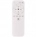 Ανεμιστήρας Οροφής LED CCT 5000lm 20W Με 3 Πτερύγια Remote Control Ασημί-Λευκός